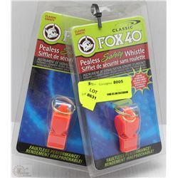 LOT OF 3 SAFETY WHISTLES