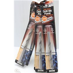 LOT OF FIVE 5/16 DRILL BITS