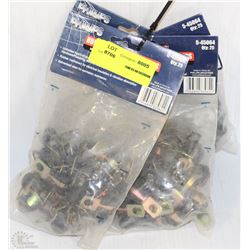 LOT OF ASSORTED CLAMP TUBES