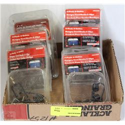 LOT OF SIX ERICKSON 4-PACK BUNGEY CORD HOOKS &