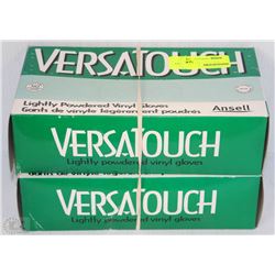 LOT OF 2 ANSELL VERSATOUCH LIGHTLY POWDERED VINYL