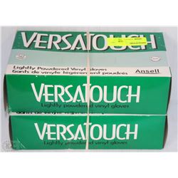 LOT OF 2 ANSELL VERSATOUCH LIGHTLY POWDERED VINYL