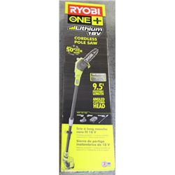 NEW RYOBI ONE+ LITHIUM 18V CORDLESS POLE SAW