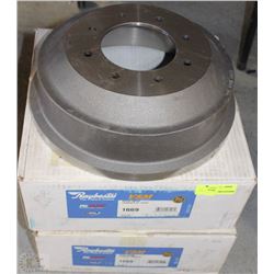 LOT OF 2 RAYBESTOS BRAKE DRUMS 1669