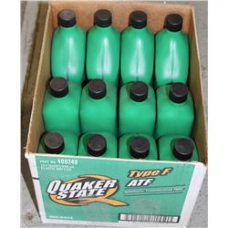 CASE OF QUAKER STATE TYPE F ATF