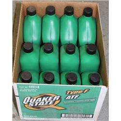 CASE OF QUAKER STATE TYPE F ATF