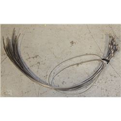 LOT OF LARGE HOSE CLAMPS