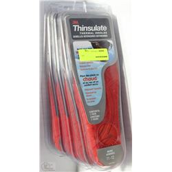 LOT OF FOUR 3M THINSULATE THERMAL INSOLES