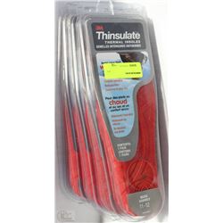 LOT OF FOUR 3M THINSULATE THERMAL INSOLES