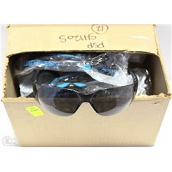 BOX OF ASSORTED SAFETY GLASSES