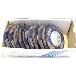BOX OF ASSORTED GRINDING DISCS