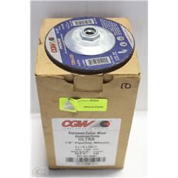CASE OF CGW DEPRESSED CENTER WHEEL ALUMINUM OXIDE
