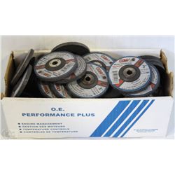 BOX OF 3" CGW METAL/STAINLESS ANGLE GRINDER WHEELS