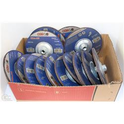 BOX OF CGW METAL 7X1/4" GRINDING WHEELS