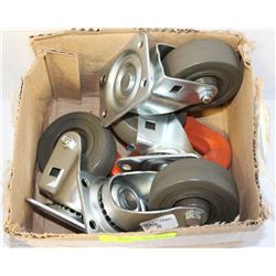 LOT OF CASTOR WHEELS