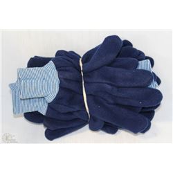 5 PAIRS OF WORK KING JOMAC FLEECE GLOVES