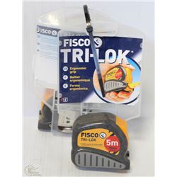 LOT OF 2 FISCO TRI-LOK 16FT TAPE MEASURERS