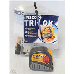 LOT OF 2 FISCO TRI-LOK 16FT TAPE MEASURERS
