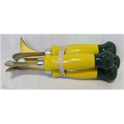 LOT OF 4 RICHARD LINOLEUM KNIVES