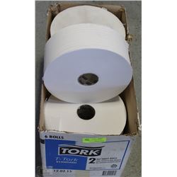 CASE OF TORK STANDARD 2PLY TOILET ROLLS