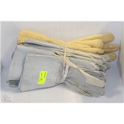 LOT OF ASSORTED WORK GLOVES