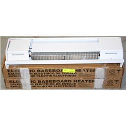 LOT OF 2 ELECTRIC BASEBOARD HEATERS
