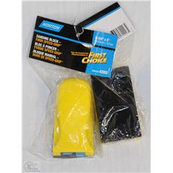 LOT OF 2 NORTON SANDING BLOCKS 2-3/4"X5"