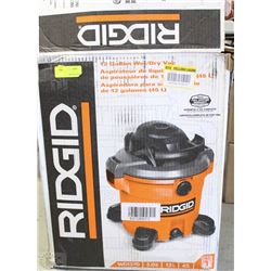RIDGID 12 GAL WET/DRY VAC - WORKS