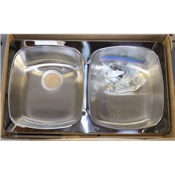 NEW DOUBLE STAINLESS STEEL SINK