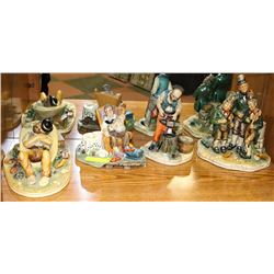 COLLECTION OF NATURE CRAFT MADE IN ENGLAND FIGURES