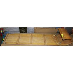 VINTAGE 5' WOODEN SLED