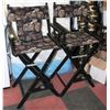 Image 1 : SET OF 2 HARLEY DAVIDSON DIRECTORS CHAIRS