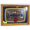 Image 1 : LABATTS PILSNER BEER MIRRORED SIGN