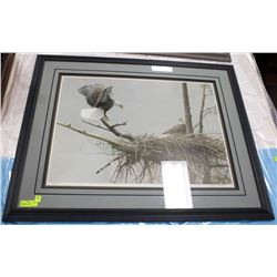 "THE RETURN - BALD EAGLE PAIR" BY ROBERT BATEMAN