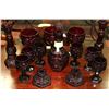 Image 1 : 14PC VINTAGE CAPE COD REDGLASS DECANTER