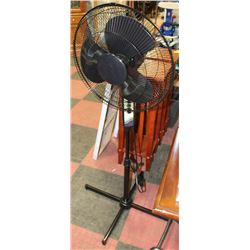 BLACK FLOOR FAN