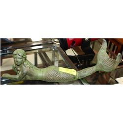 ABBOTT CAST IRON MERMAID 17" LONG