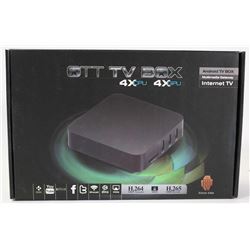 NEW ANDROID OTT TV BOX WITH REMOTE