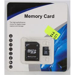 NEW 32GB MICRO SD CARD WITH ADAPTER
