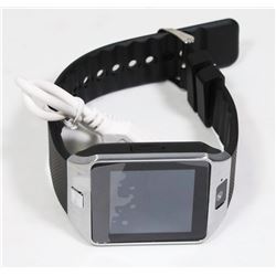 NEW BLACK AND ST STEEL BLUETOOTH SMARTWATCH