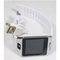 NEW WHITE BLUETOOTH SMARTWATCH WITH