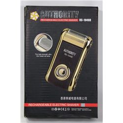 NEW AUTHORITY RECHARGABLE ELECTRIC SHAVER