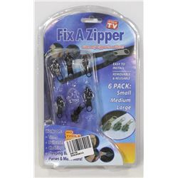 NEW 6 PC FIX A ZIPPER REPAIR KIT