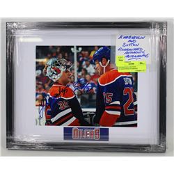 KHABIBULIN & SUTTON GUARANTEED AUTHENTIC AUTOGRAPH