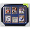 Image 1 : CONNOR MCDAVID HOCKEY CARDS FRAMED 2015-16 STATS
