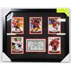 Image 1 : CONNOR MCDAVID TEAM CANADA HOCKEY CARDS FRAMED