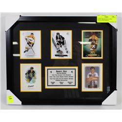 BOBBY ORR HOCKEY CARDS COLLECTION FRAMED