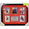 Image 1 : ALEX OVECHKIN  HOCKEY CARDS COLLECTION FRAMED