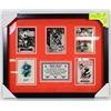 Image 1 : GORDIE HOWE HOCKEY CARDS COLLECTION FRAMED