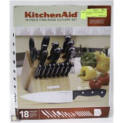 KITCHENAID 18 PIECE FINE-EDGE KNIFE SET